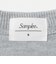 ＜Samplee＞ロゴ ニットベスト
