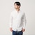 【WEB限定 WARDROBE SMART】コットン バンドカラー スキッパー シャツ