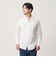 【WEB限定 WARDROBE SMART】コットン バンドカラー スキッパー シャツ