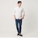 【WEB限定 WARDROBE SMART】コットン バンドカラー スキッパー シャツ