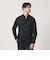 【WEB限定 WARDROBE SMART】コットン バンドカラー スキッパー シャツ