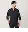 【WEB限定 WARDROBE SMART】コットン バンドカラー スキッパー シャツ