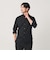 【WEB限定 WARDROBE SMART】コットン バンドカラー スキッパー シャツ