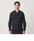 【WEB限定 WARDROBE SMART】コットン バンドカラー スキッパー シャツ
