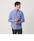 【WEB限定 WARDROBE SMART】コットン バンドカラー スキッパー シャツ