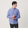 【WEB限定 WARDROBE SMART】コットン バンドカラー スキッパー シャツ