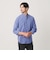 【WEB限定 WARDROBE SMART】コットン バンドカラー スキッパー シャツ