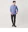 【WEB限定 WARDROBE SMART】コットン バンドカラー スキッパー シャツ