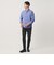 【WEB限定 WARDROBE SMART】コットン バンドカラー スキッパー シャツ