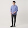 【WEB限定 WARDROBE SMART】コットン バンドカラー スキッパー シャツ