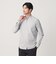 【WEB限定 WARDROBE SMART】コットン バンドカラー スキッパー シャツ