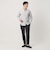 【WEB限定 WARDROBE SMART】コットン バンドカラー スキッパー シャツ
