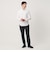 【WEB限定 WARDROBE SMART】コットン ワイドカラー スキッパー シャツ