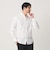 【WEB限定 WARDROBE SMART】コットン ワイドカラー スキッパー シャツ