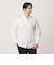 【WEB限定 WARDROBE SMART】コットン ワイドカラー スキッパー シャツ