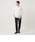 【WEB限定 WARDROBE SMART】コットン ワイドカラー スキッパー シャツ