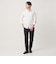 【WEB限定 WARDROBE SMART】コットン ワイドカラー スキッパー シャツ
