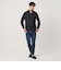 【WEB限定 WARDROBE SMART】コットン ワイドカラー スキッパー シャツ