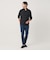 【WEB限定 WARDROBE SMART】コットン ワイドカラー スキッパー シャツ