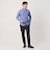【WEB限定 WARDROBE SMART】コットン ワイドカラー スキッパー シャツ