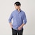 【WEB限定 WARDROBE SMART】コットン ワイドカラー スキッパー シャツ