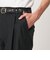 ウール リネン ワイド 2P ストレート パンツ