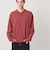 ウォッシュド ボーダー Vネック ロングスリーブ Tシャツ