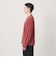 ウォッシュド ボーダー Vネック ロングスリーブ Tシャツ
