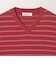 ウォッシュド ボーダー Vネック ロングスリーブ Tシャツ