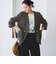 【WEB限定 Wardrobe DAILY MINIMAL】メランジ ダブルノーカラージャケット ウォッシャブル
