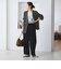 【WEB限定 Wardrobe DAILY MINIMAL】メランジ ダブルノーカラージャケット ウォッシャブル