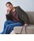 【WEB限定 Wardrobe DAILY MINIMAL】メランジ ダブルノーカラージャケット ウォッシャブル