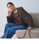 【WEB限定 Wardrobe DAILY MINIMAL】メランジ ダブルノーカラージャケット ウォッシャブル