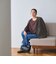 【WEB限定 Wardrobe DAILY MINIMAL】メランジ ダブルノーカラージャケット ウォッシャブル