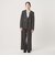 【WEB限定 Wardrobe DAILY MINIMAL】メランジ ダブルノーカラージャケット ウォッシャブル