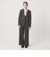 【WEB限定 Wardrobe DAILY MINIMAL】メランジ ダブルノーカラージャケット ウォッシャブル