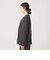 【WEB限定 Wardrobe DAILY MINIMAL】メランジ ダブルノーカラージャケット ウォッシャブル