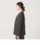 【WEB限定 Wardrobe DAILY MINIMAL】メランジ ダブルノーカラージャケット ウォッシャブル