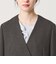 【WEB限定 Wardrobe DAILY MINIMAL】メランジ ダブルノーカラージャケット ウォッシャブル