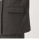 【WEB限定 Wardrobe DAILY MINIMAL】メランジ ダブルノーカラージャケット ウォッシャブル