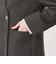 【WEB限定 Wardrobe DAILY MINIMAL】メランジ ダブルノーカラージャケット ウォッシャブル
