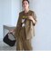 【WEB限定 Wardrobe DAILY MINIMAL】メランジ ダブルノーカラージャケット ウォッシャブル