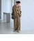 【WEB限定 Wardrobe DAILY MINIMAL】メランジ ダブルノーカラージャケット ウォッシャブル