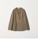 【WEB限定 Wardrobe DAILY MINIMAL】メランジ ダブルノーカラージャケット ウォッシャブル