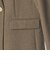 【WEB限定 Wardrobe DAILY MINIMAL】メランジ ダブルノーカラージャケット ウォッシャブル