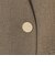 【WEB限定 Wardrobe DAILY MINIMAL】メランジ ダブルノーカラージャケット ウォッシャブル