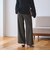 【WEB限定 Wardrobe DAILY MINIMAL】メランジ ステッチワイドパンツ ウォッシャブル