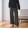 【WEB限定 Wardrobe DAILY MINIMAL】メランジ ステッチワイドパンツ ウォッシャブル