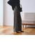 【WEB限定 Wardrobe DAILY MINIMAL】メランジ ステッチワイドパンツ ウォッシャブル
