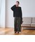 【WEB限定 Wardrobe DAILY MINIMAL】メランジ ステッチワイドパンツ ウォッシャブル